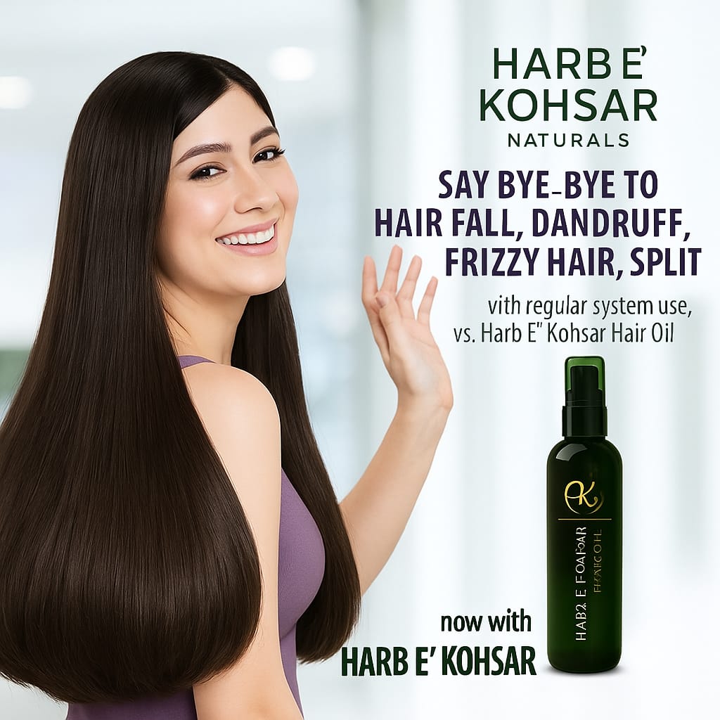 Pakistan #1 Harb E Kohsar hair Oil - comical free 100% Natural ingredients