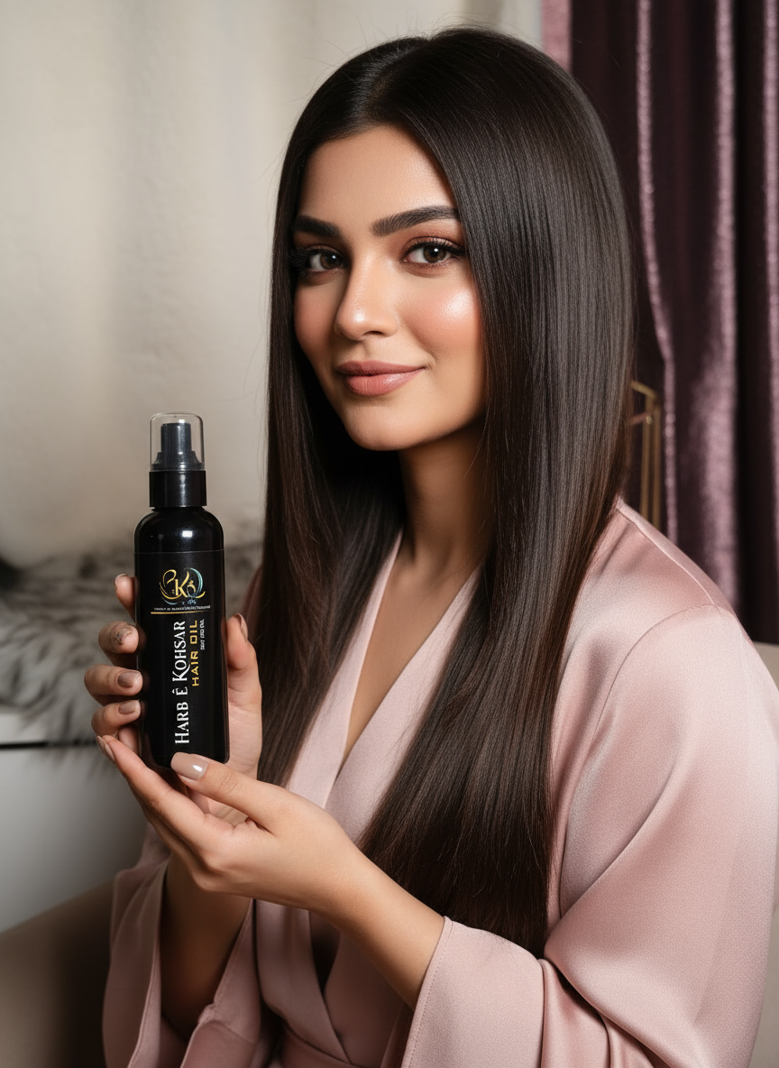 Pakistan #1 Harb E Kohsar hair Oil - comical free 100% Natural ingredients